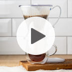 Clever Coffee Dripper in use